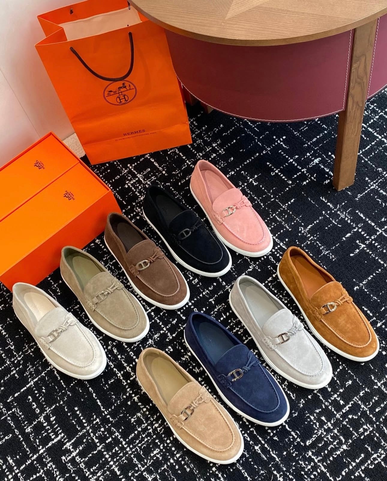 Suede Loafers