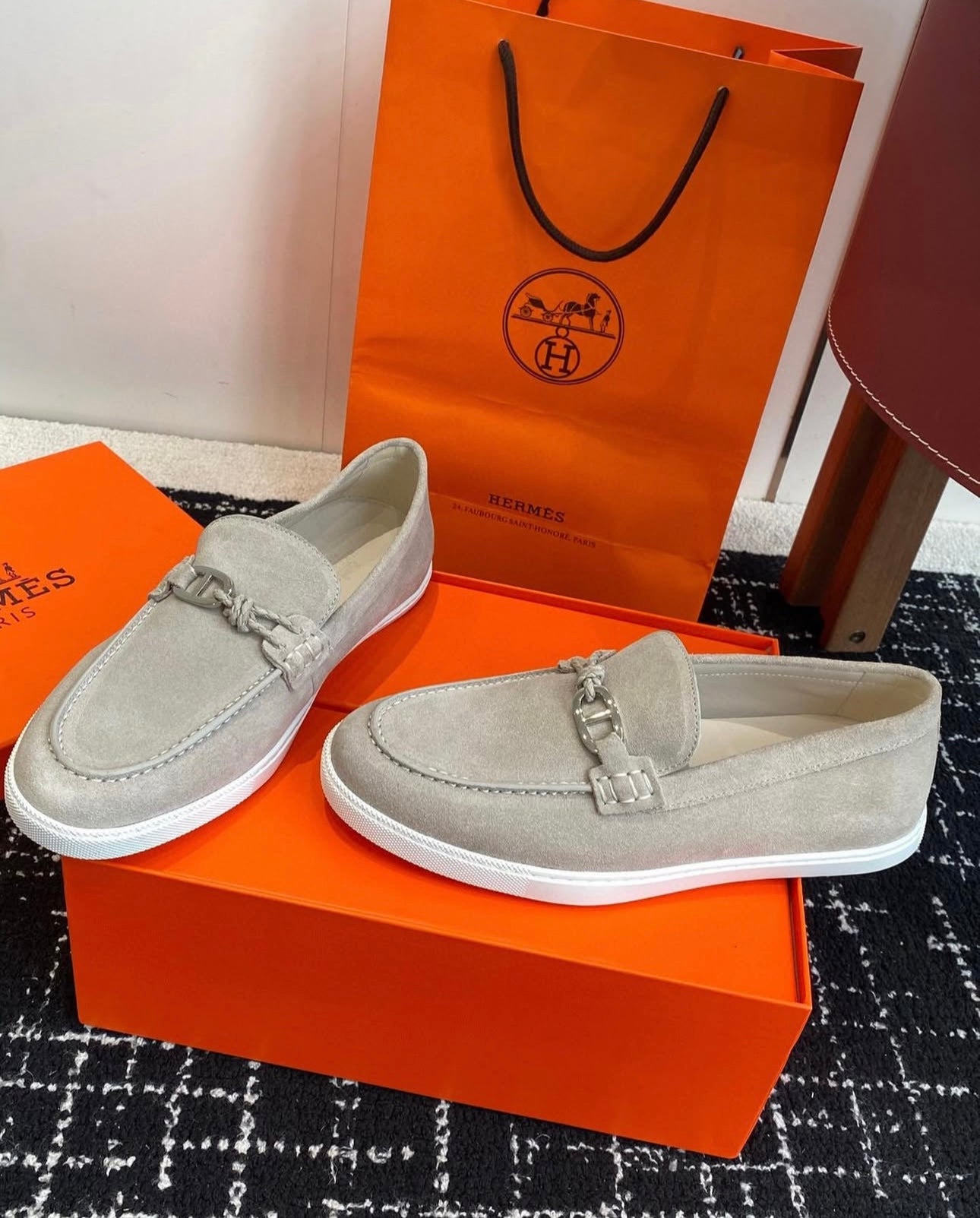 Suede Loafers