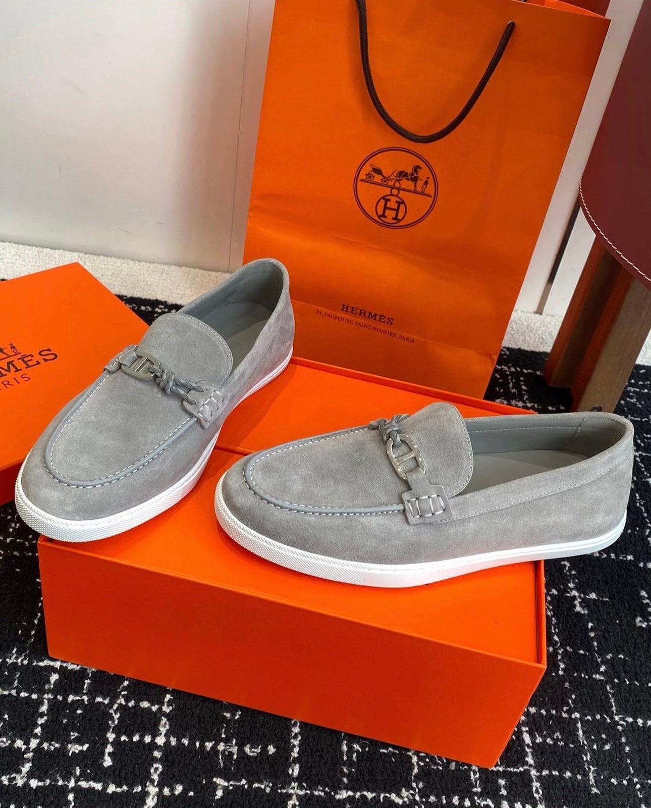 Suede Loafers