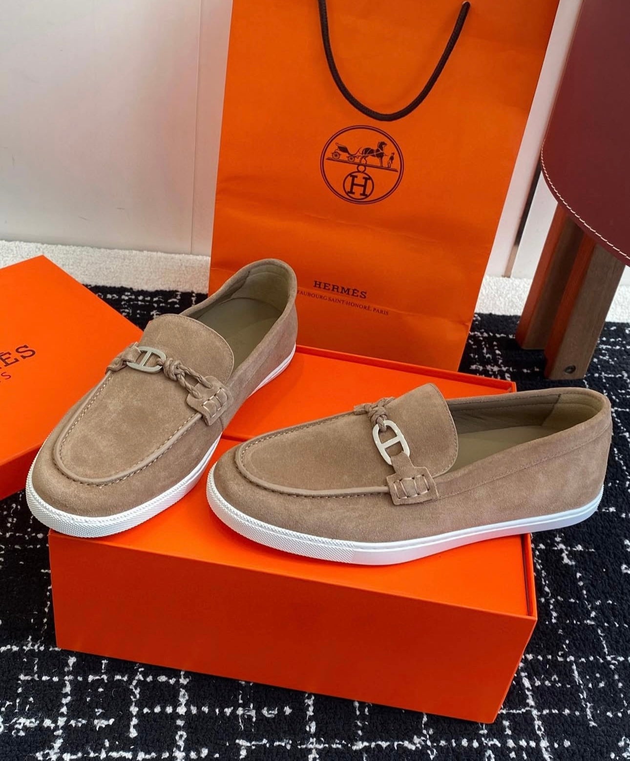 Suede Loafers