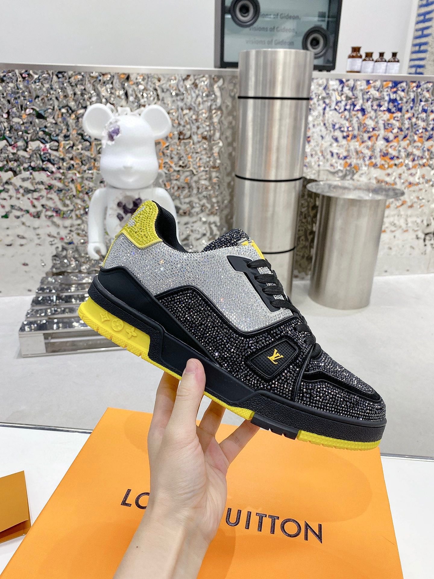 LV Strass Trainers