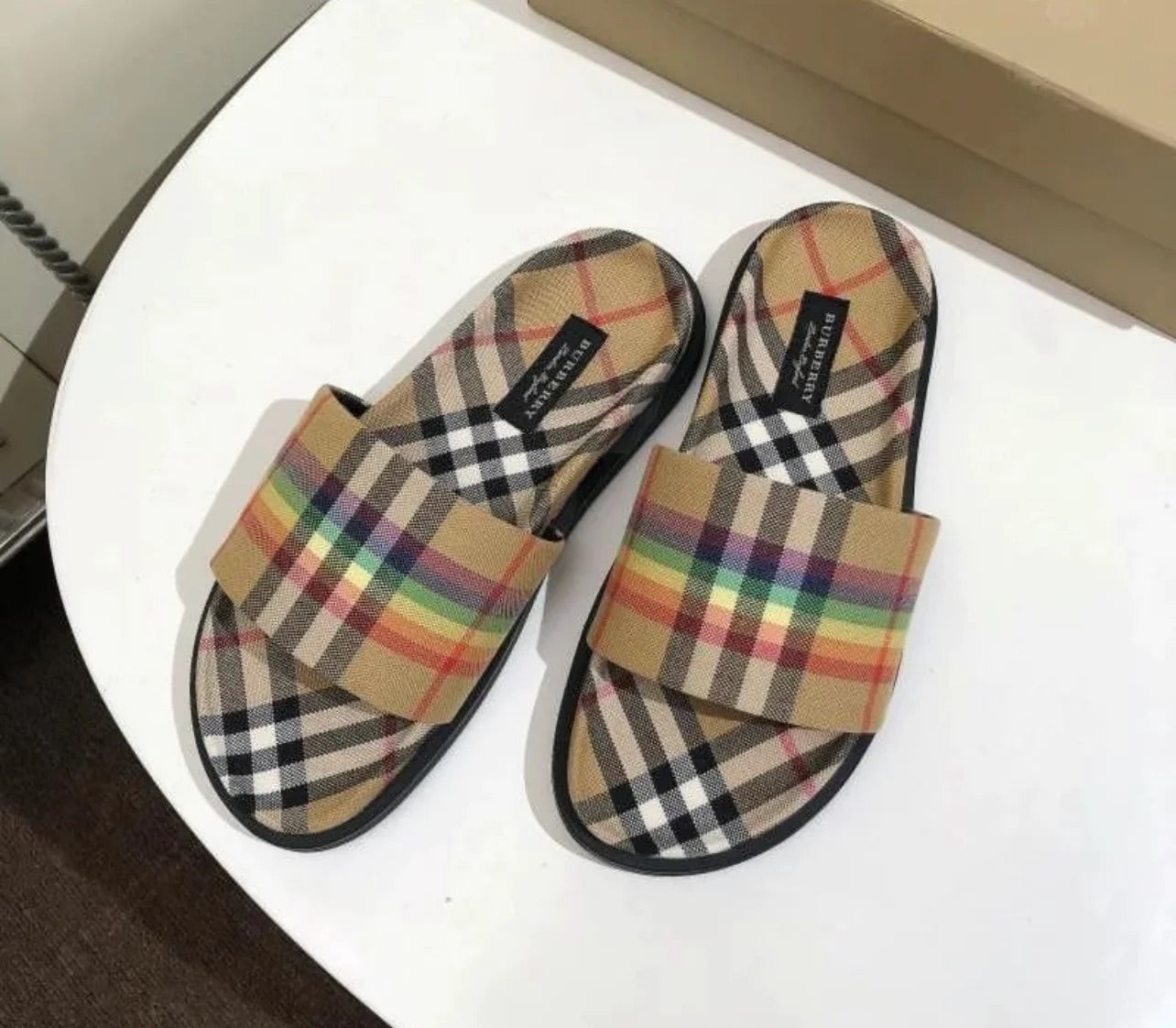 Rainbow Check Slides