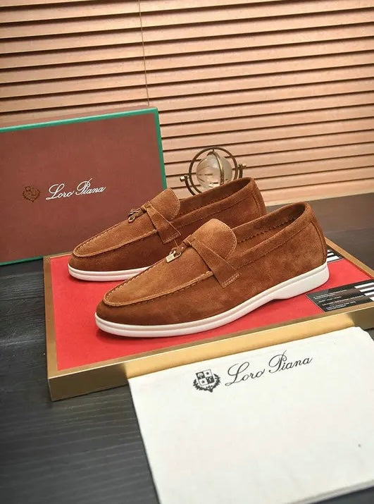 Suede Loafers