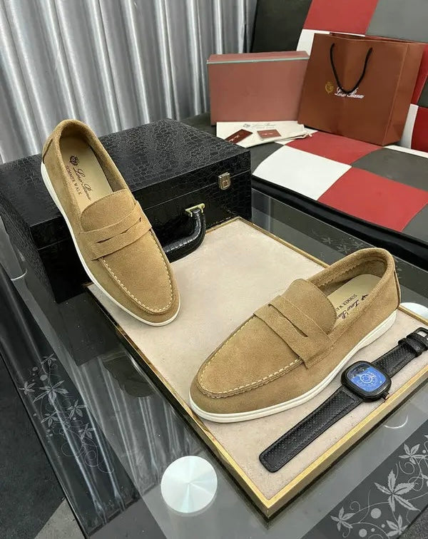 Suede Loafers