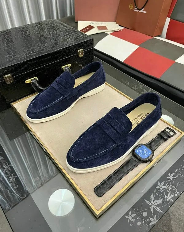 Suede Loafers