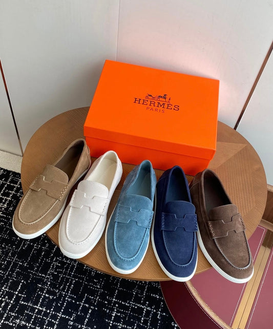 Suede Loafers