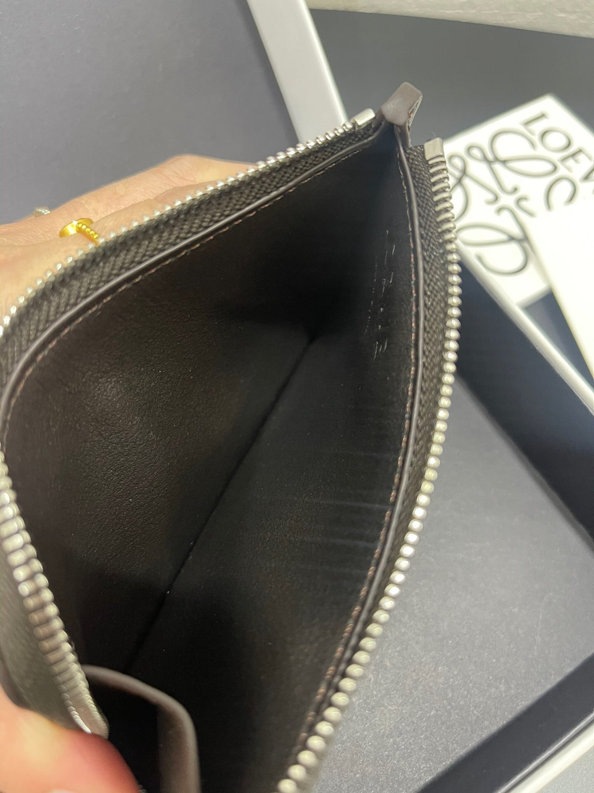 Leather Zipped Card Case