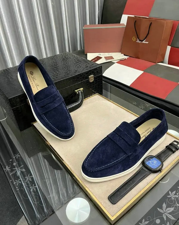 Suede Loafers