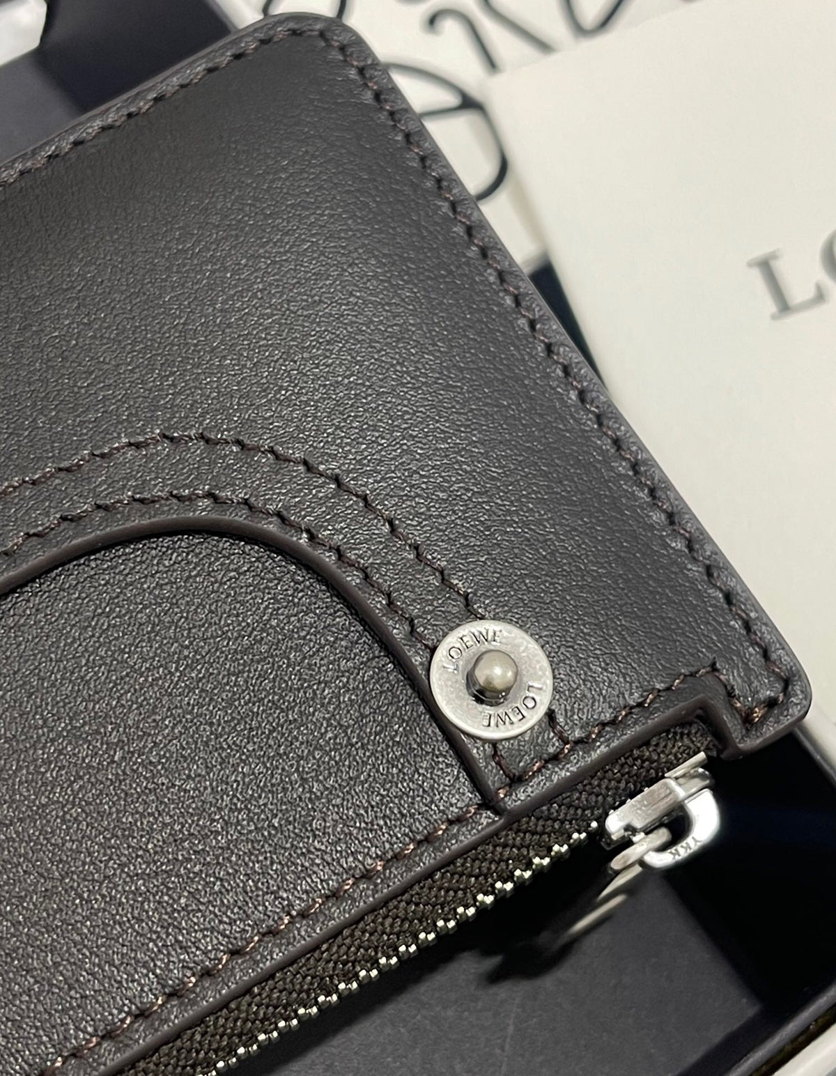Leather Zipped Card Case