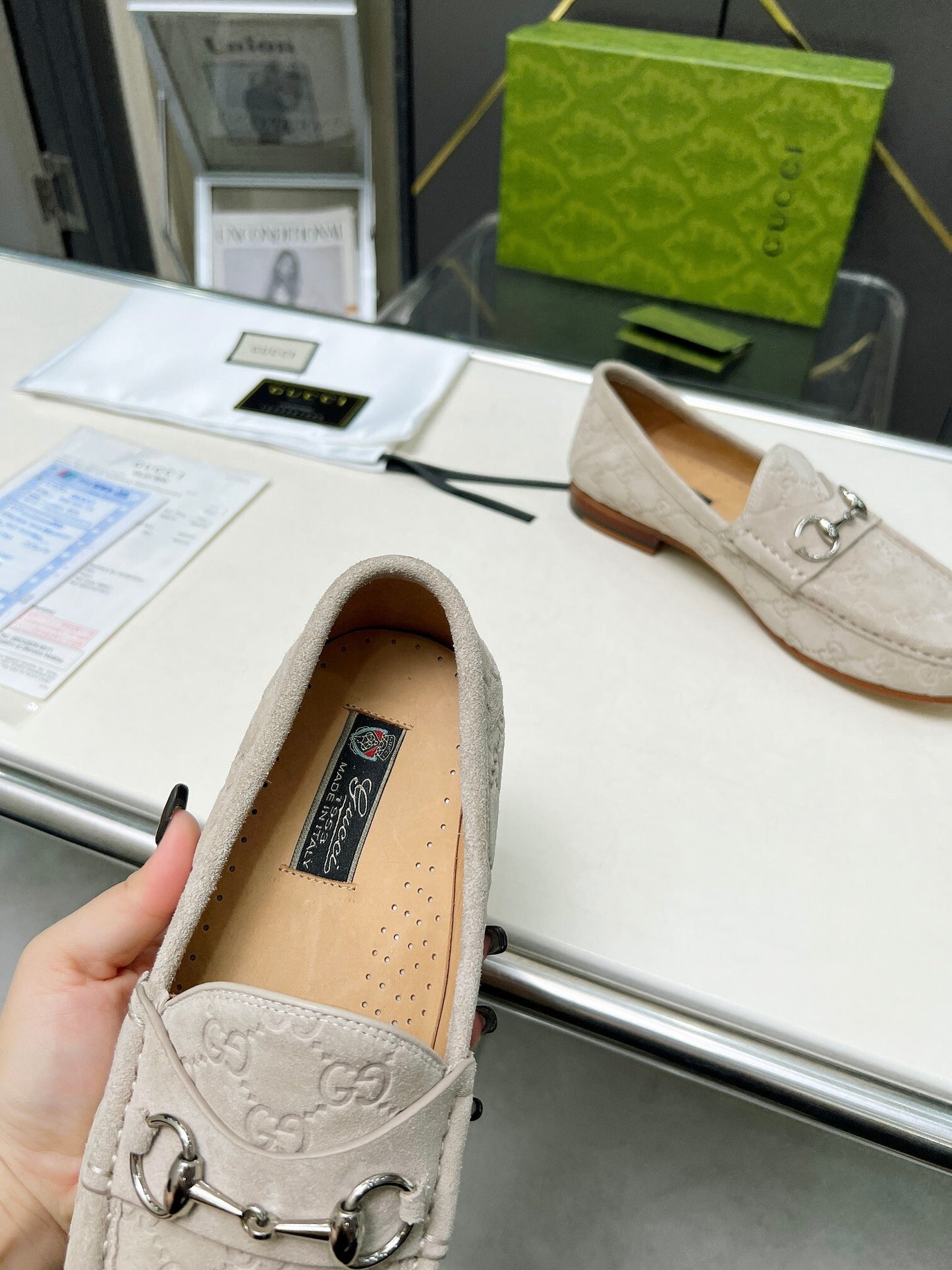 Suede Loafers