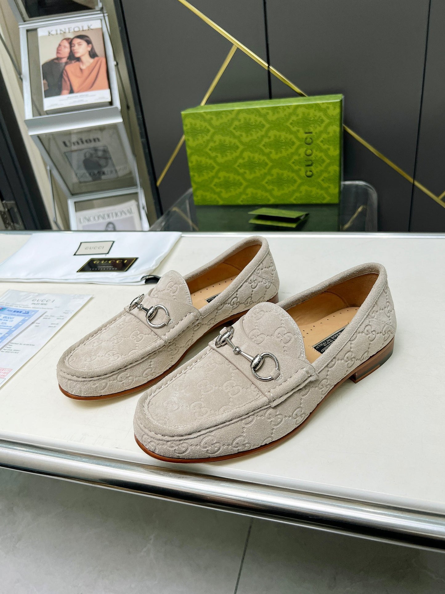 Suede Loafers