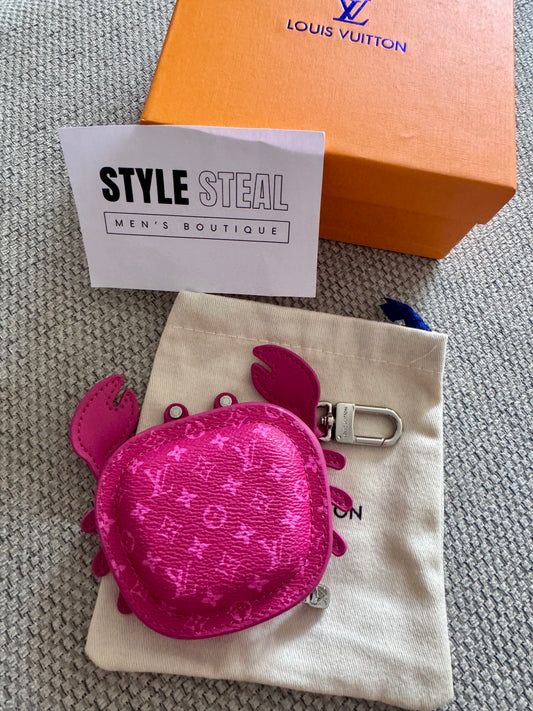Monogram Crab Charm