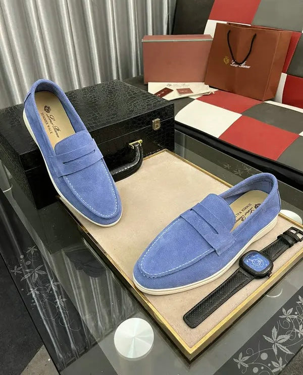 Suede Loafers