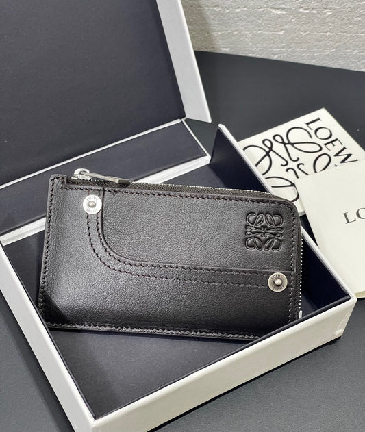 Leather Zipped Card Case