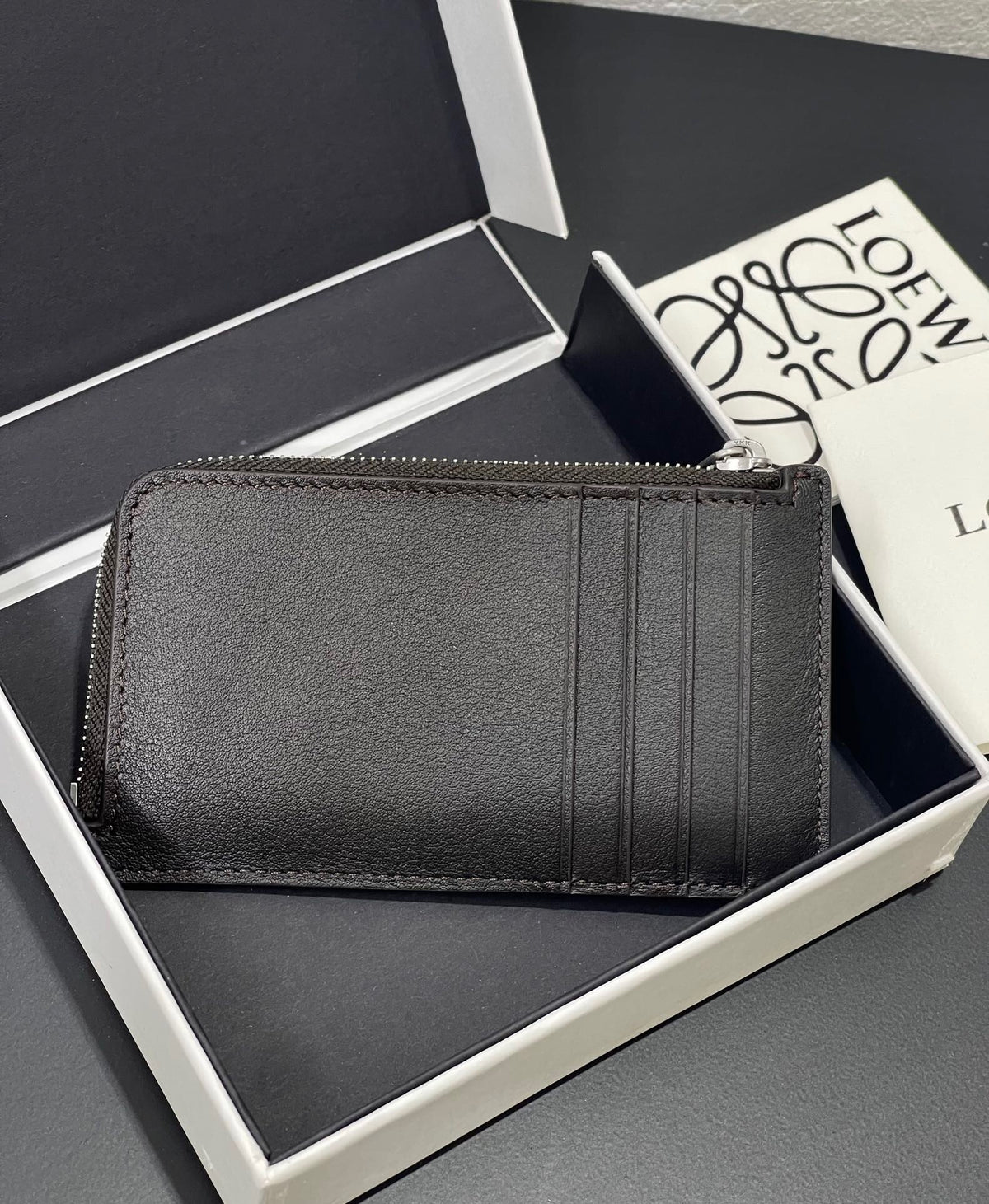 Leather Zipped Card Case