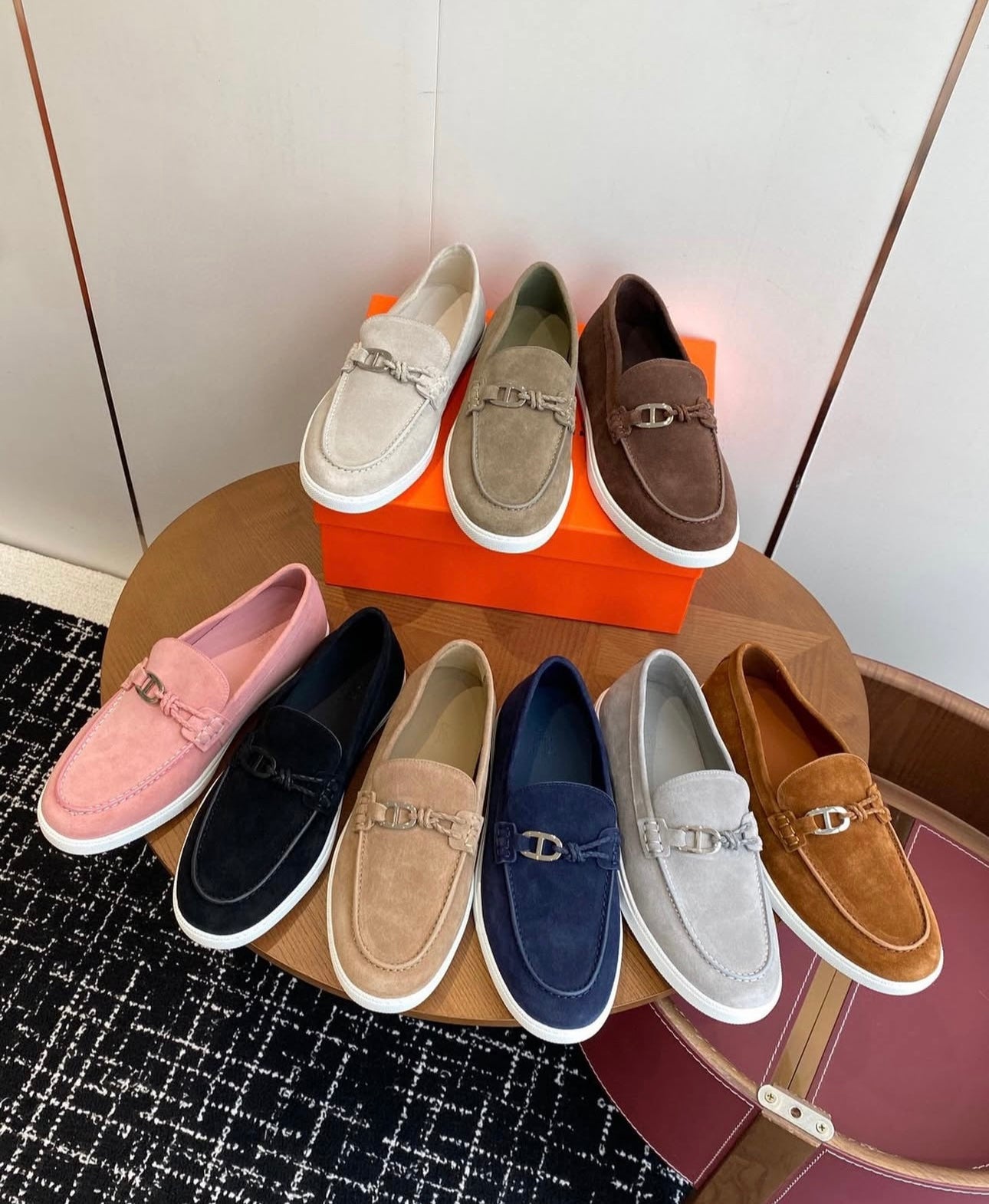 Suede Loafers