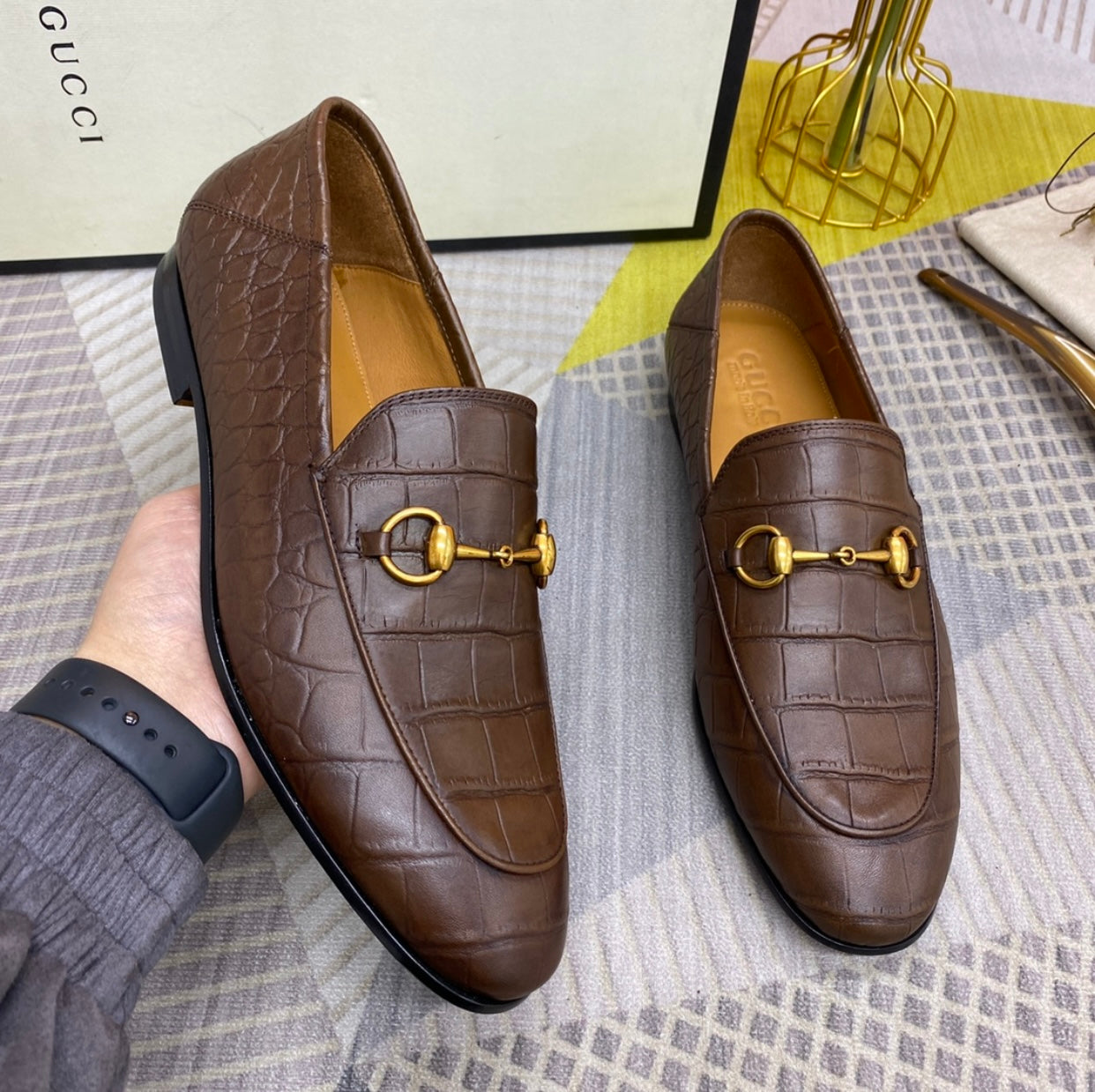 GG Embossed Loafers