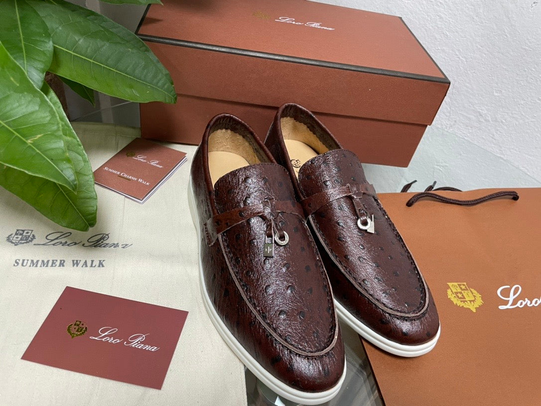 Embossed Loafers