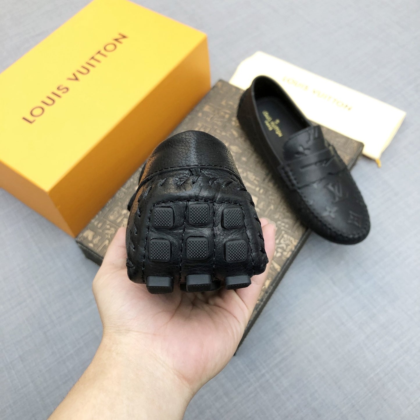 Embossed Loafers