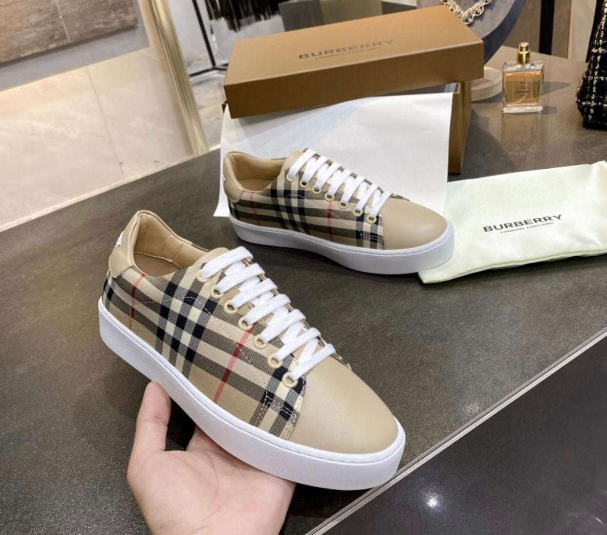 Vintage Check Trainers