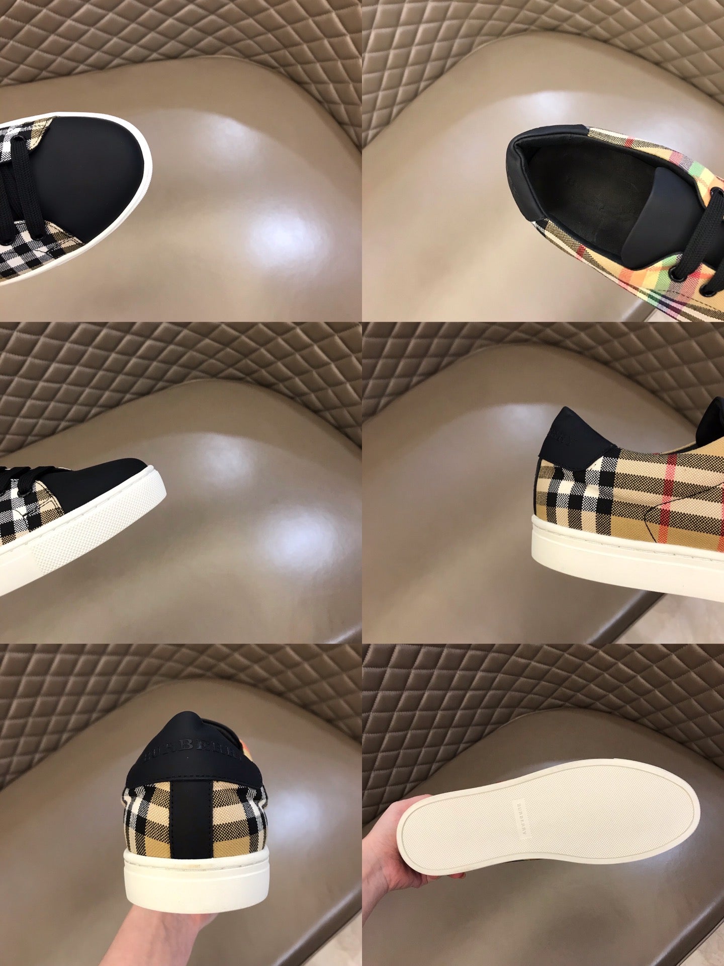 Vintage Check Trainers