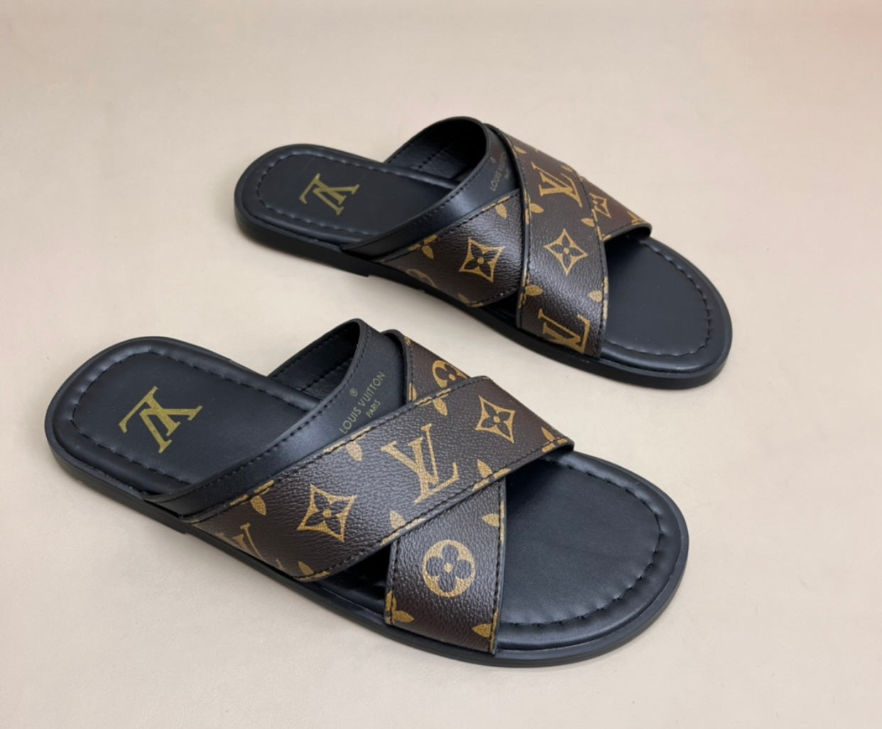 Monogram Sandals