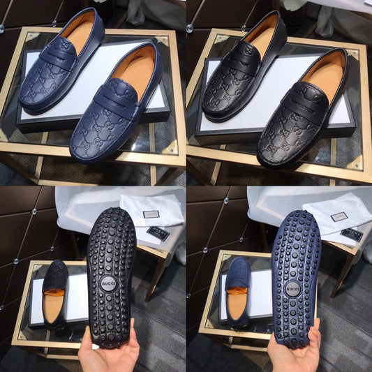 GG Embossed Loafers