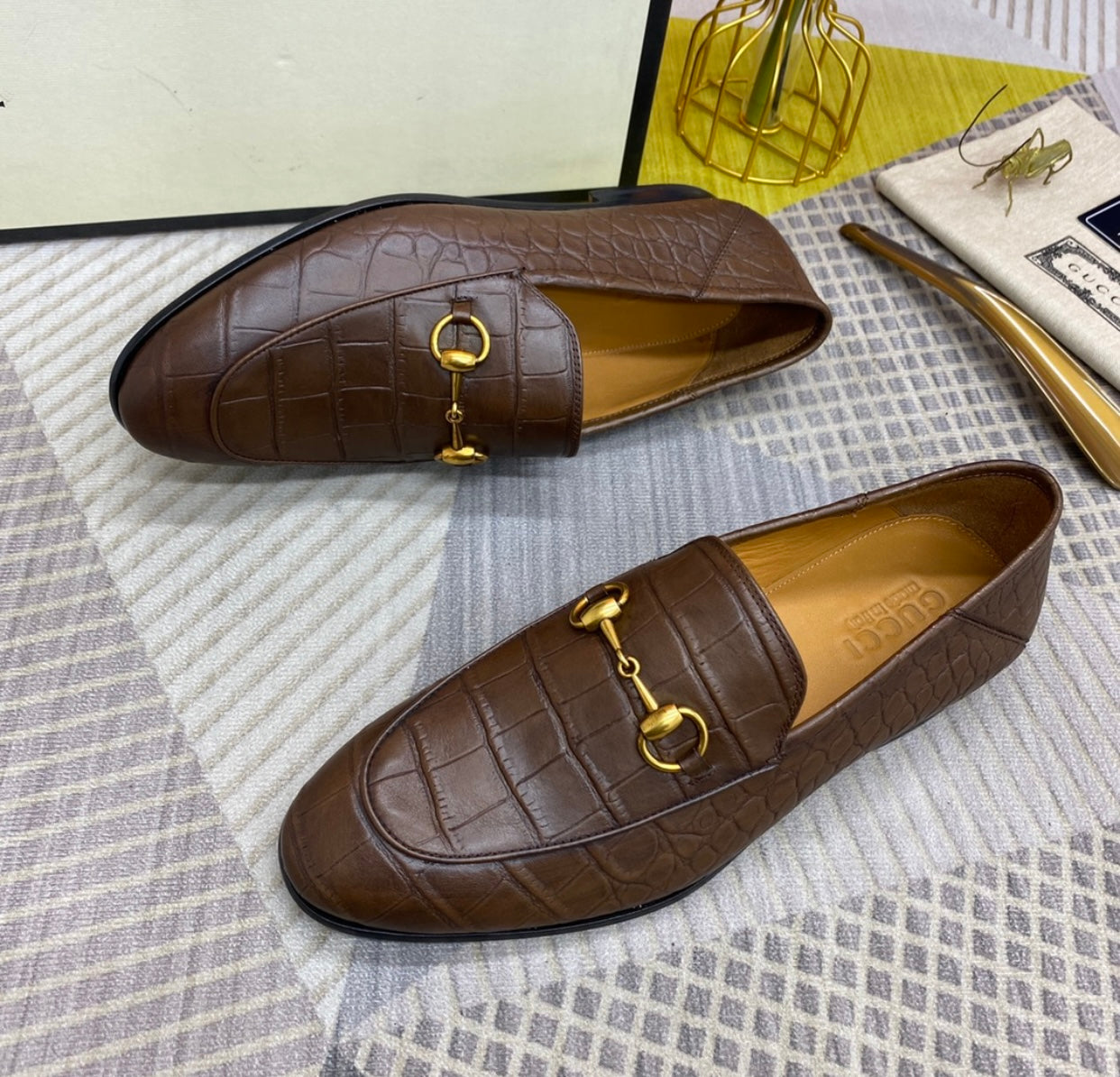 GG Embossed Loafers