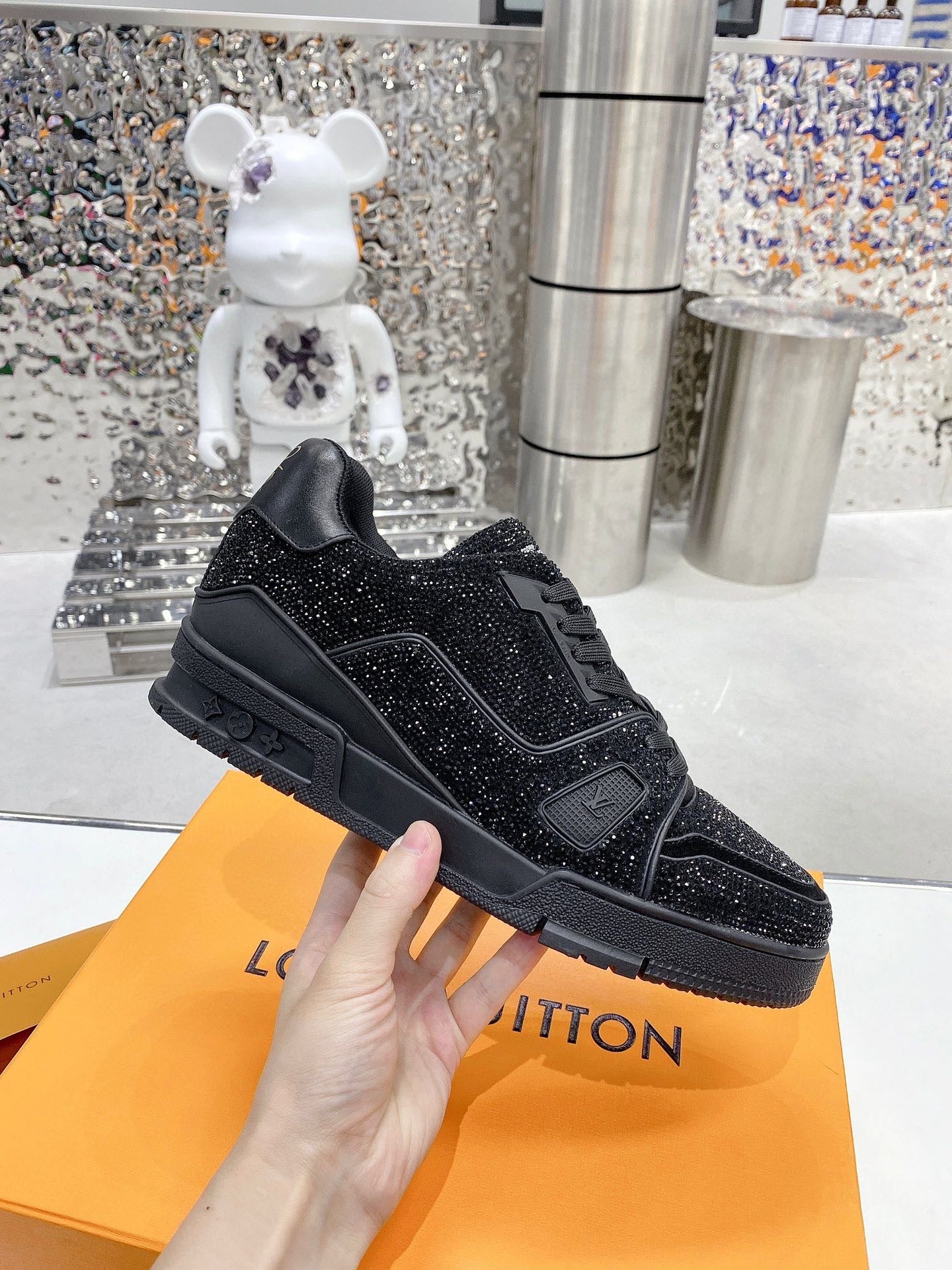 LV Strass Trainers