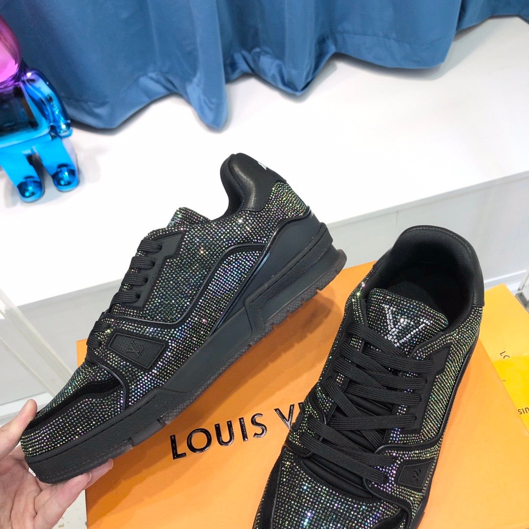 LV Strass Trainers