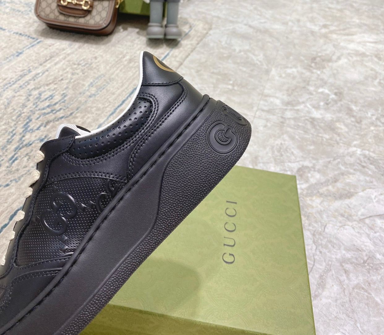 GG Embossed Trainers