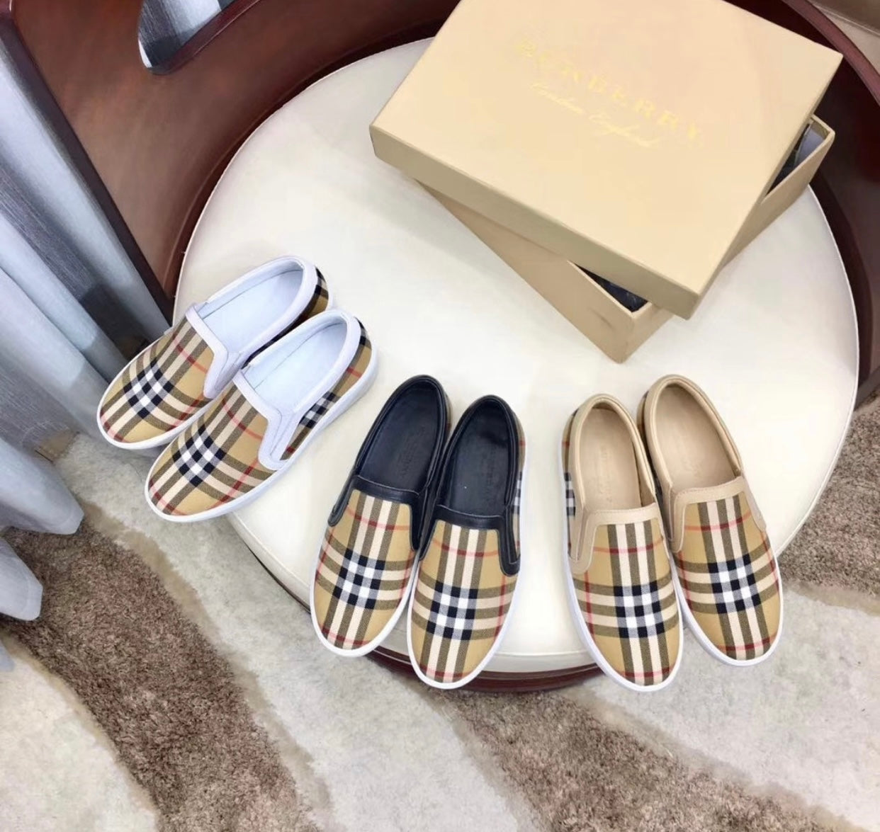 Vintage Check Trainers