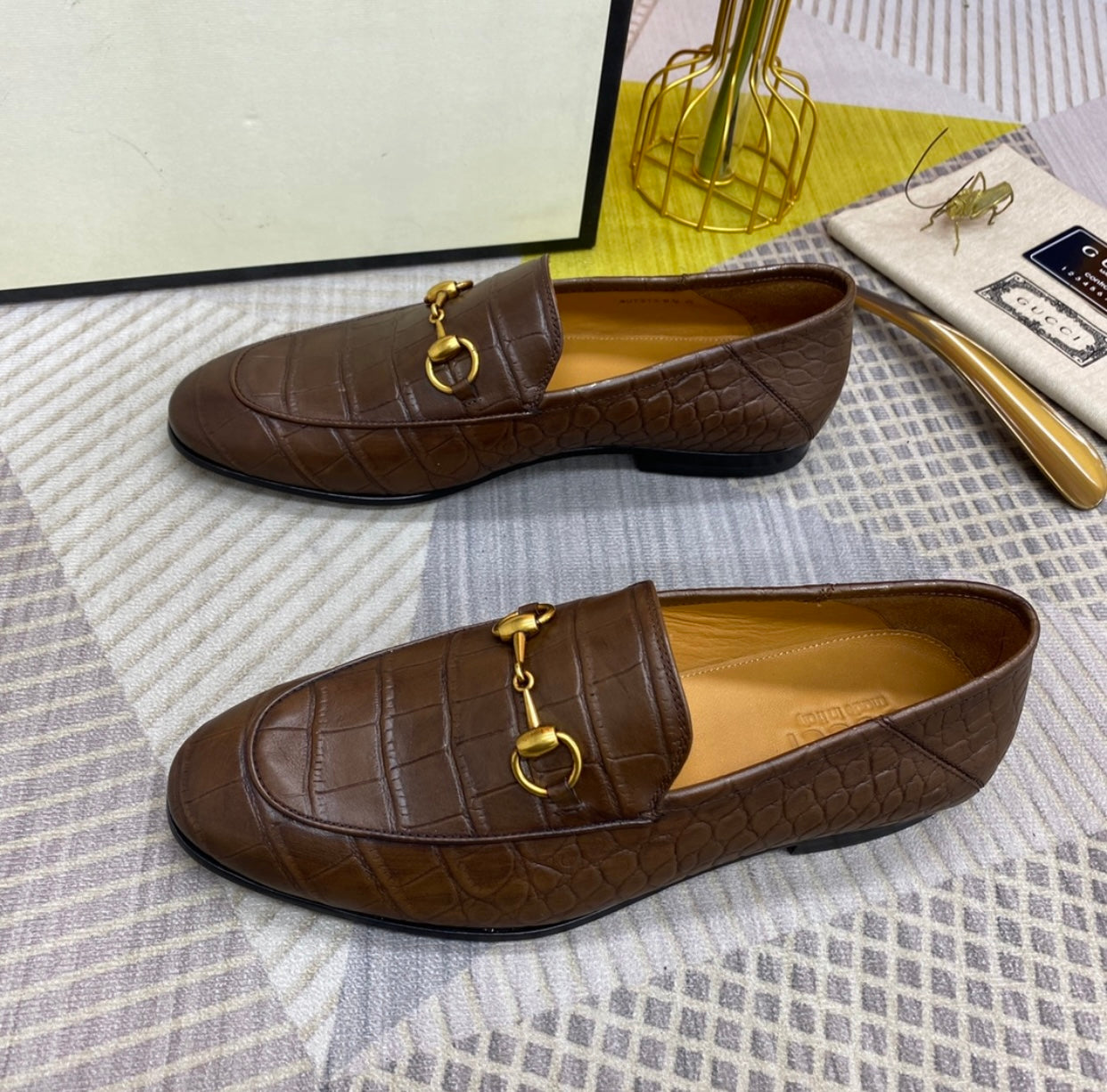 GG Embossed Loafers