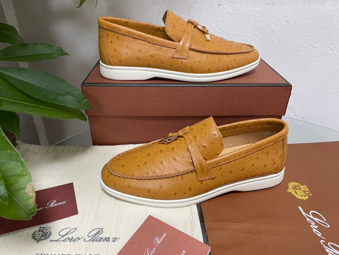 Embossed Loafers