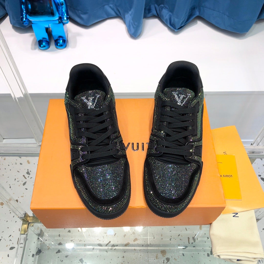 LV Strass Trainers