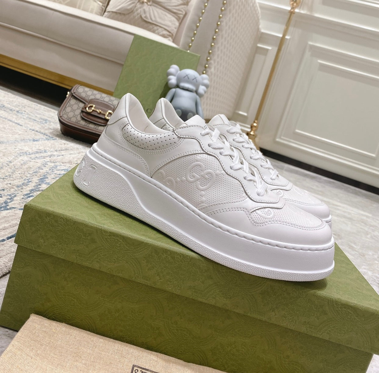 GG Embossed Trainers