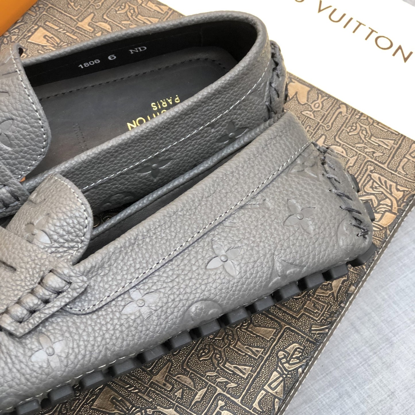 Embossed Loafers