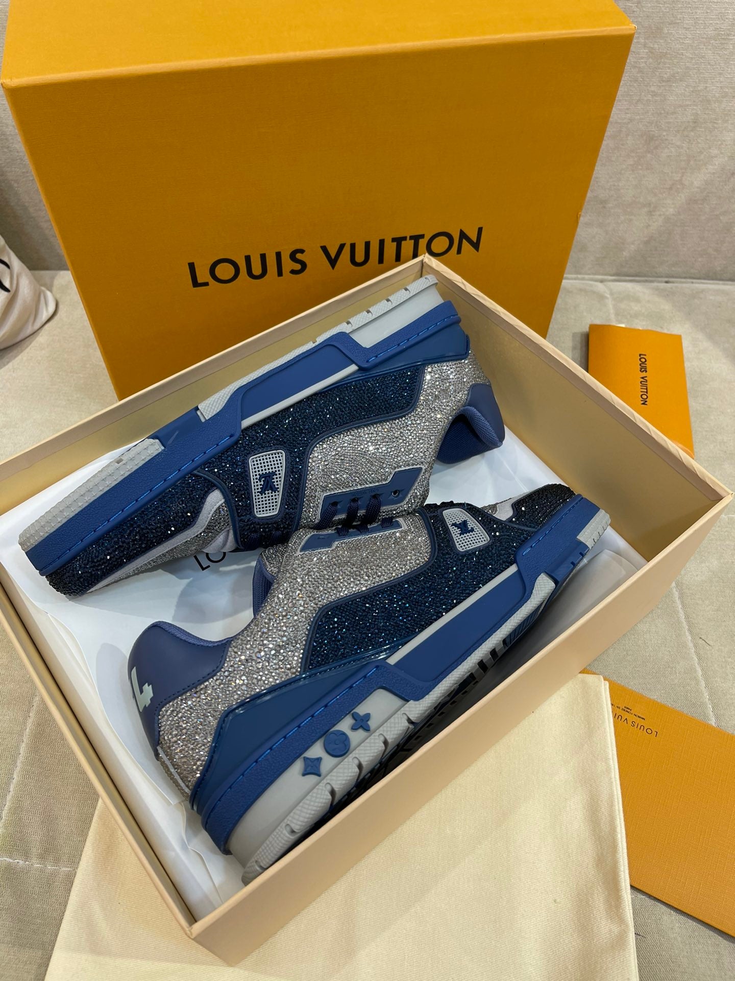 LV Strass Trainers