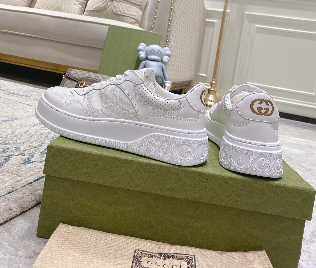 GG Embossed Trainers