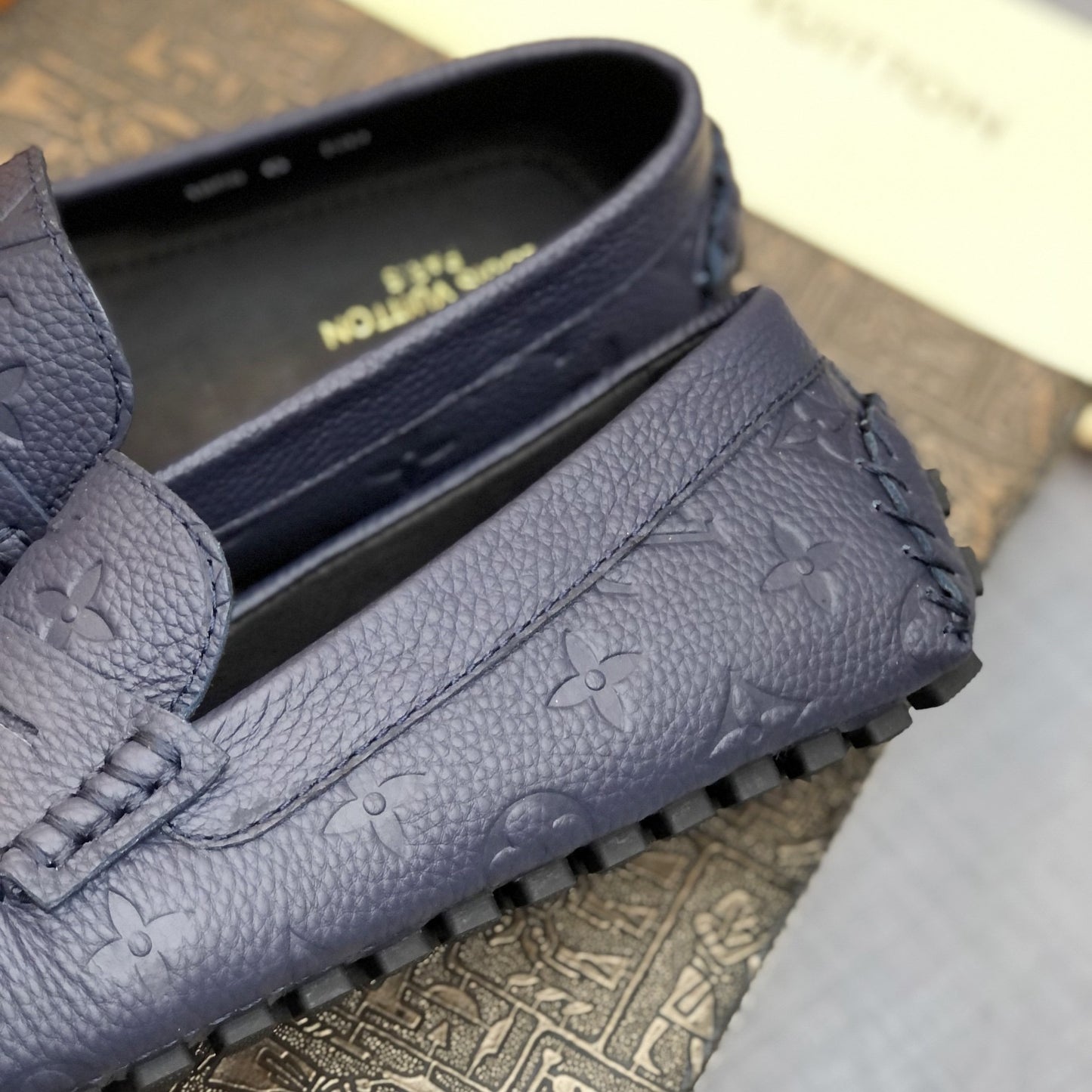 Embossed Loafers