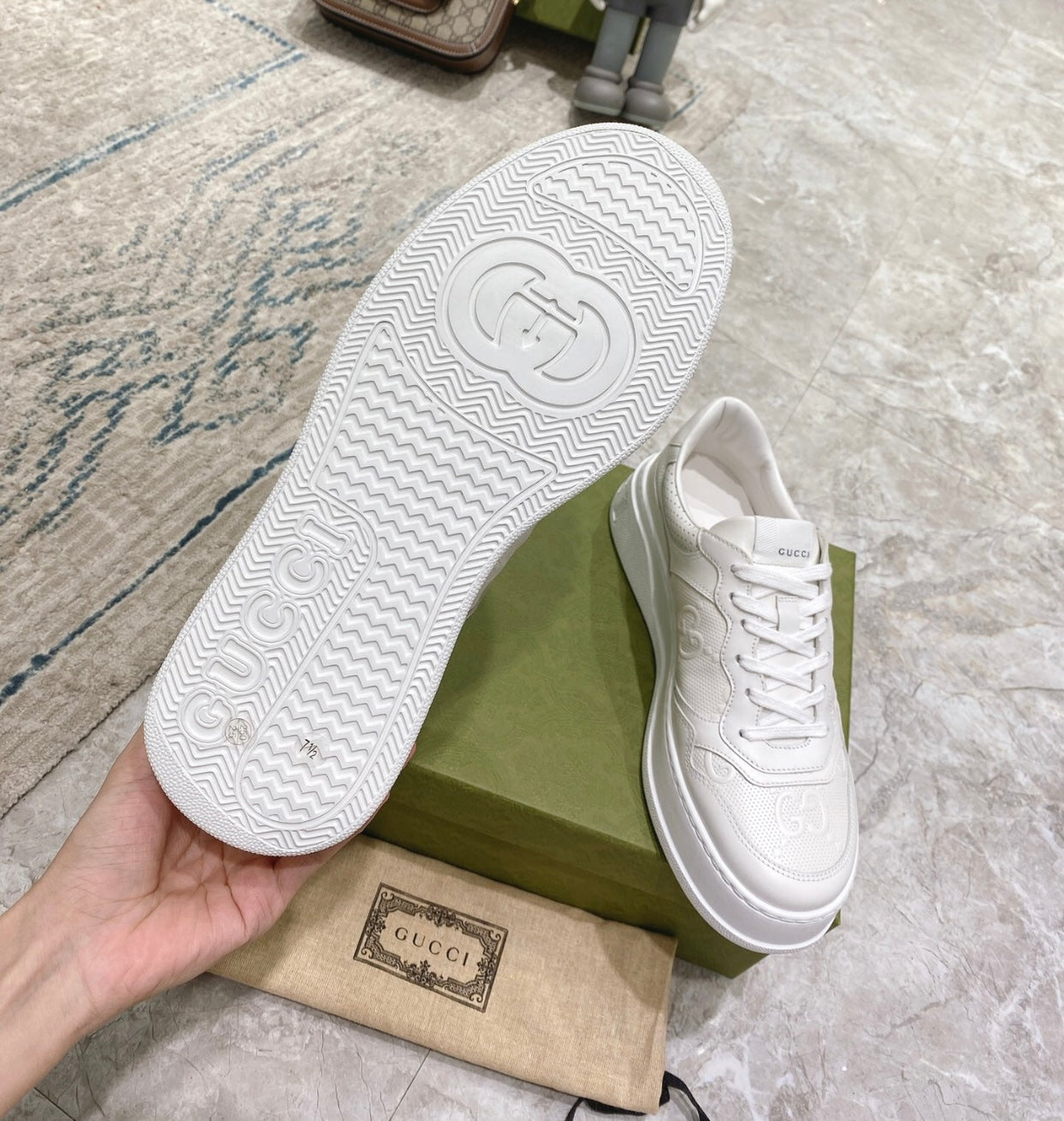 GG Embossed Trainers