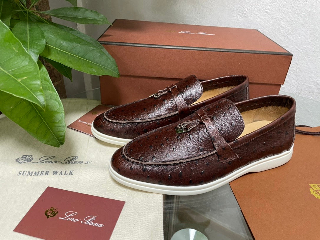 Embossed Loafers