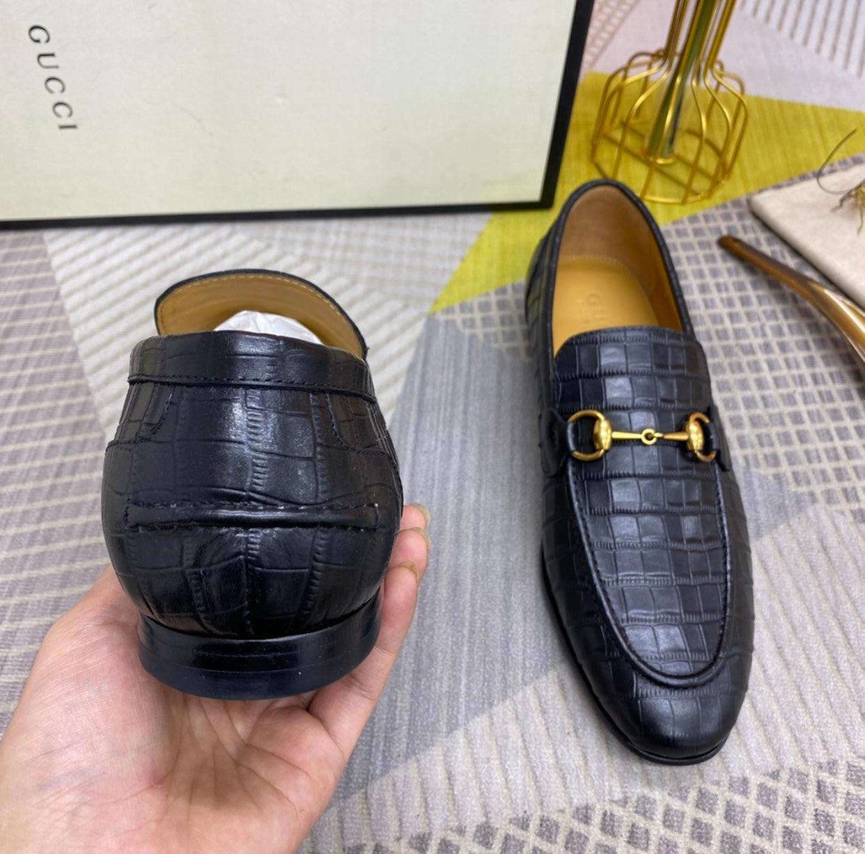 GG Embossed Loafers