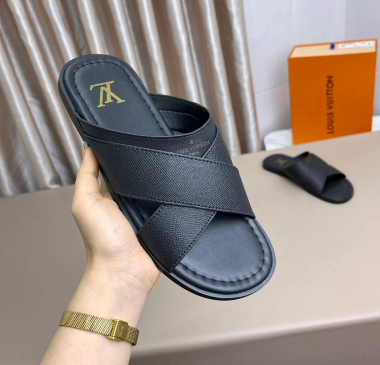 Epi Leather Sandals