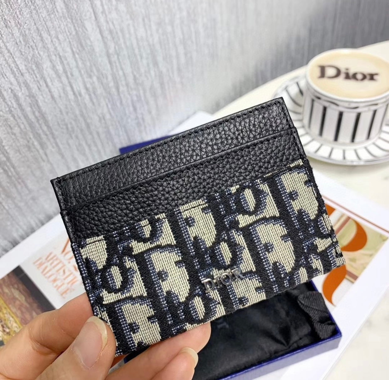 Oblique Card Holder