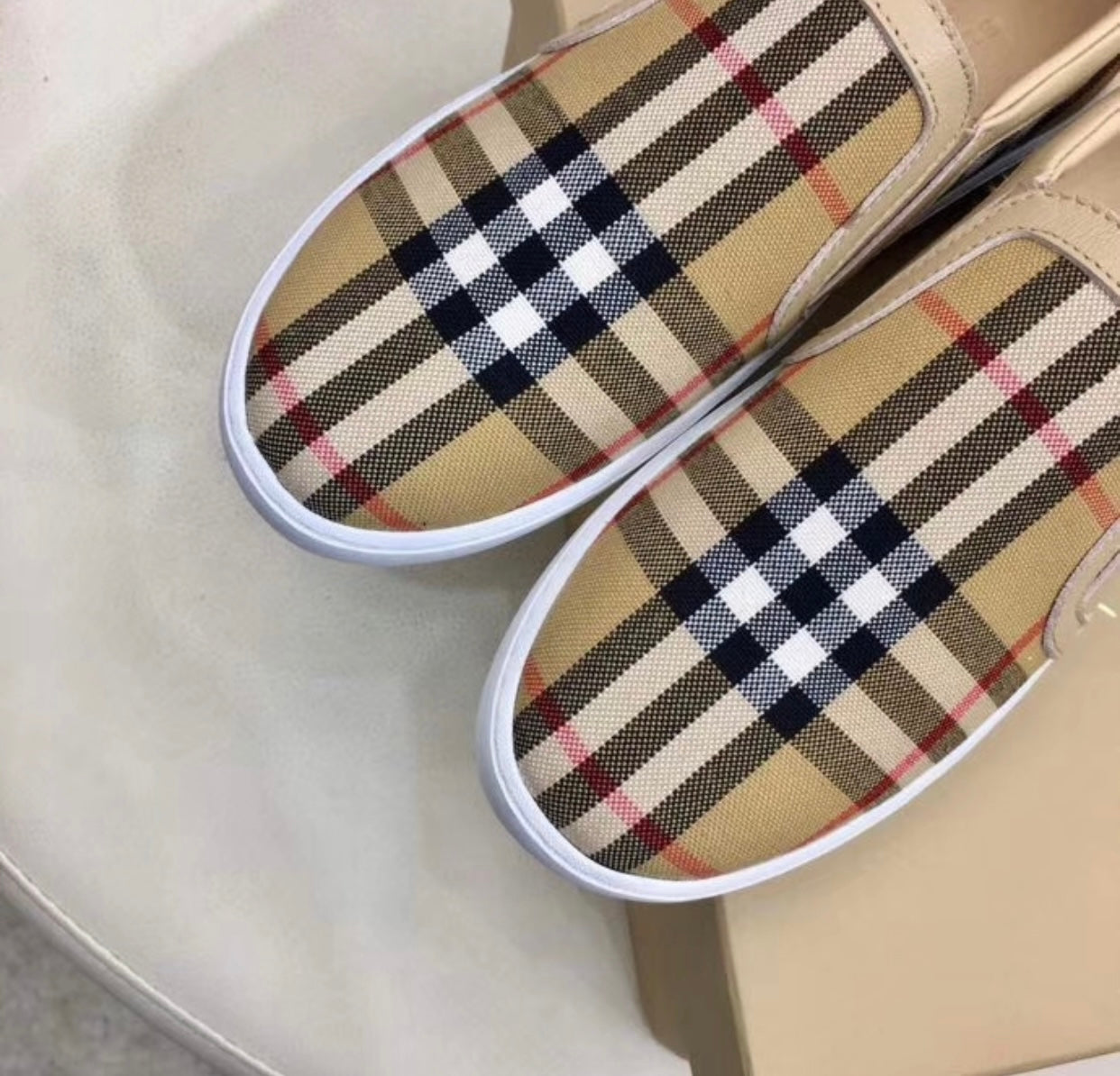 Vintage Check Trainers