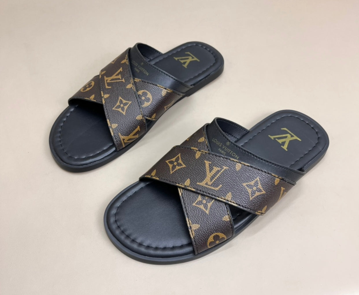 Monogram Sandals