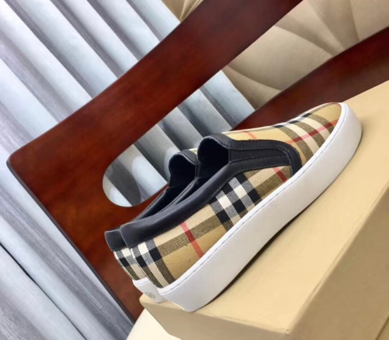 Vintage Check Trainers